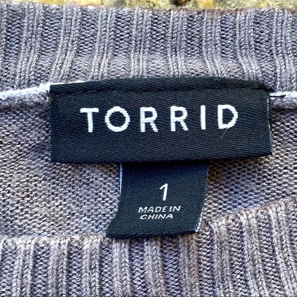 Torrid Flamingo Novelty Light Knit Sweater Size 1X 1 - Picture 3 of 11